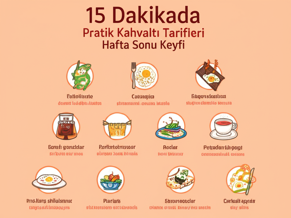 Kahvaltıyı hazırlarken zamanı daha verimli nasıl kullanabilirim - 15 Dakikada Pratik Kahvaltı Tarifleri Hafta Sonu Keyfi