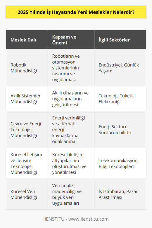 2025 İçin En Trend Meslekler - Geleceğin İş Dünyasına Hazır Olun!