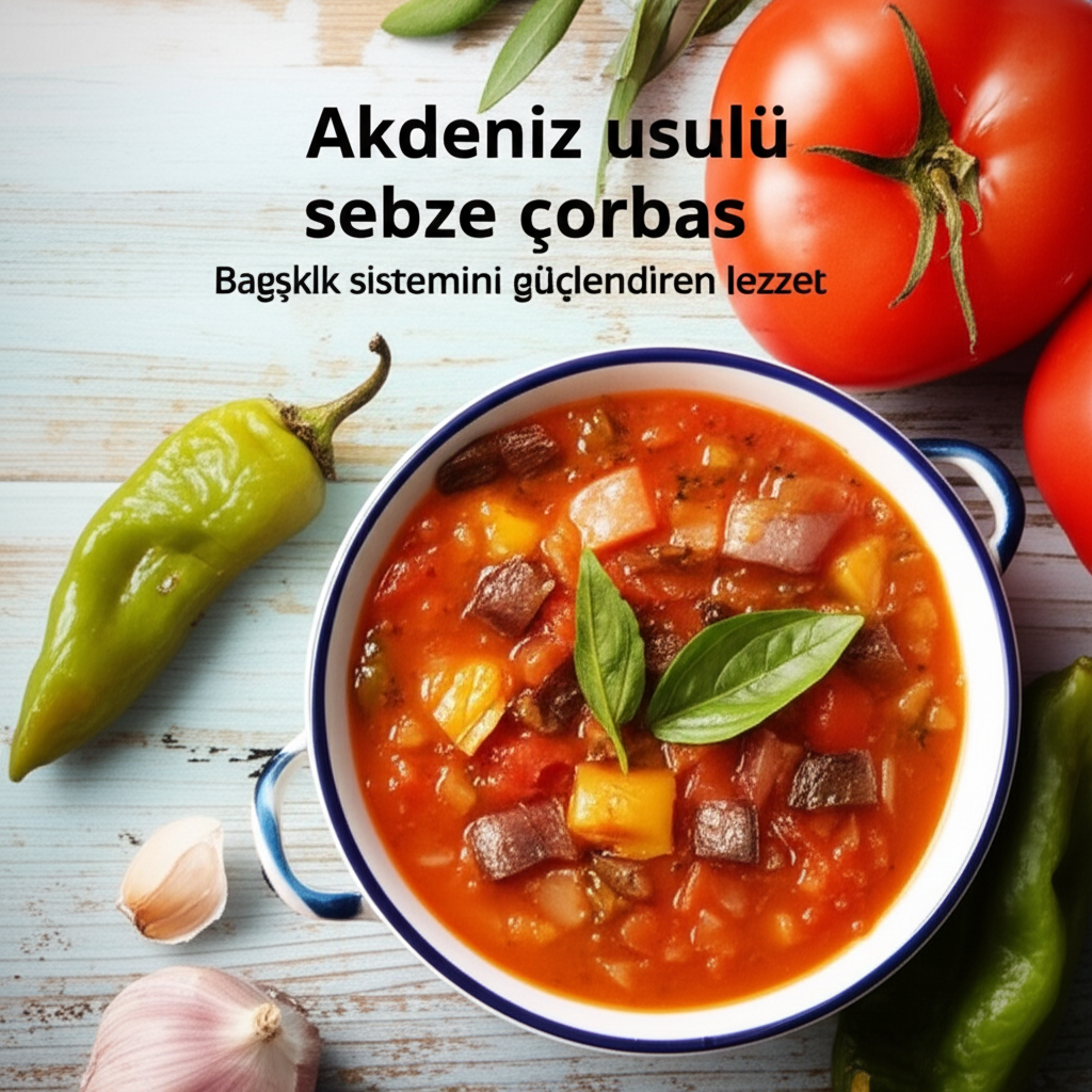 Akdeniz Usulü Sebze Çorbası: Bağışıklığı Güçlendiren Lezzet - Tarif ve Faydaları