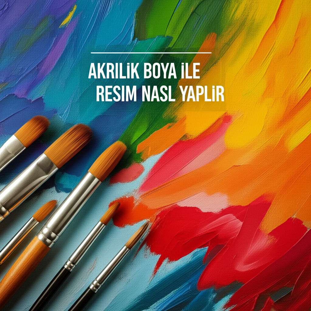 Akrilik Boya İle Resim Nasıl Yapılır? - Adım Adım Tam Rehber