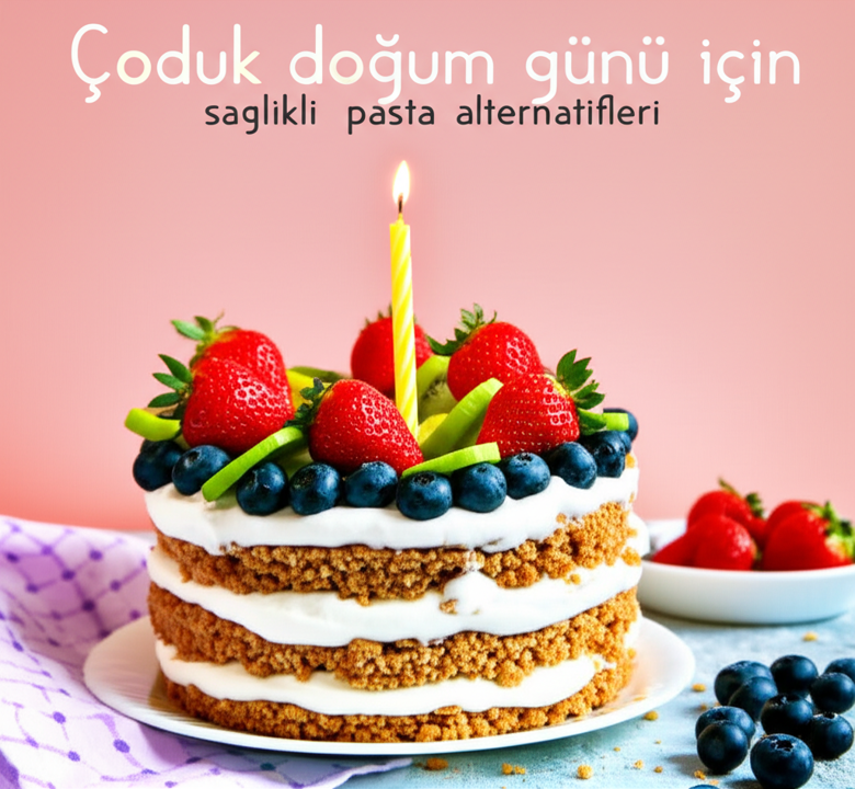 Çocuk Doğum Günü İçin Sağlıklı Pasta Alternatifleri 2024