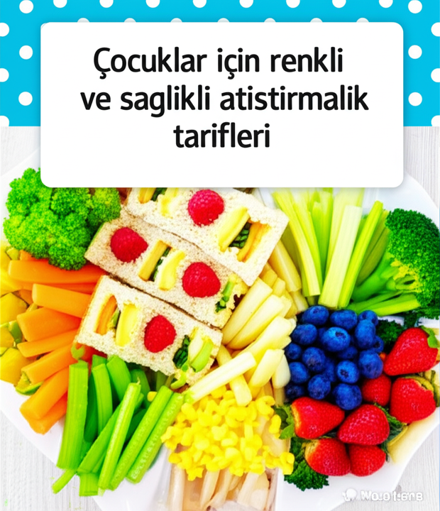 Çocuklar İçin Renkli & Sağlıklı Atıştırmalıklar