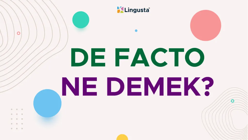 Defacto Ne Demek? Fiili Durumun Tam Anlamı ve Önemi