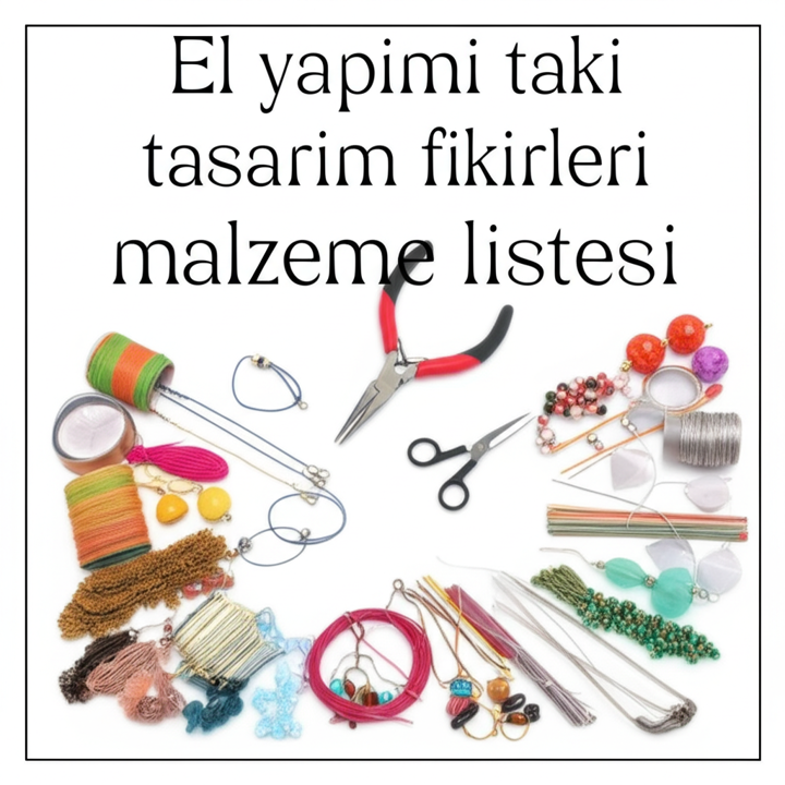 El Yapımı Takı Tasarım Fikirleri ve Malzeme Listesi