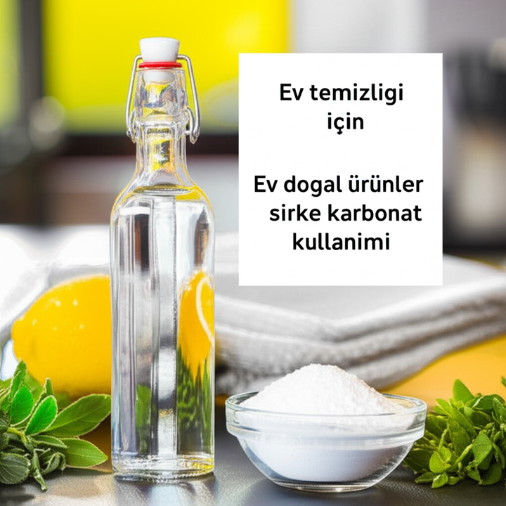 Ev Temizliği için Doğal Ürünler: Sirke ve Karbonat