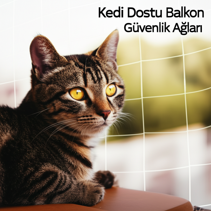 Kedi Dostu Balkon Güvenlik Ağları | Güvenli ve Huzurlu Yaşam