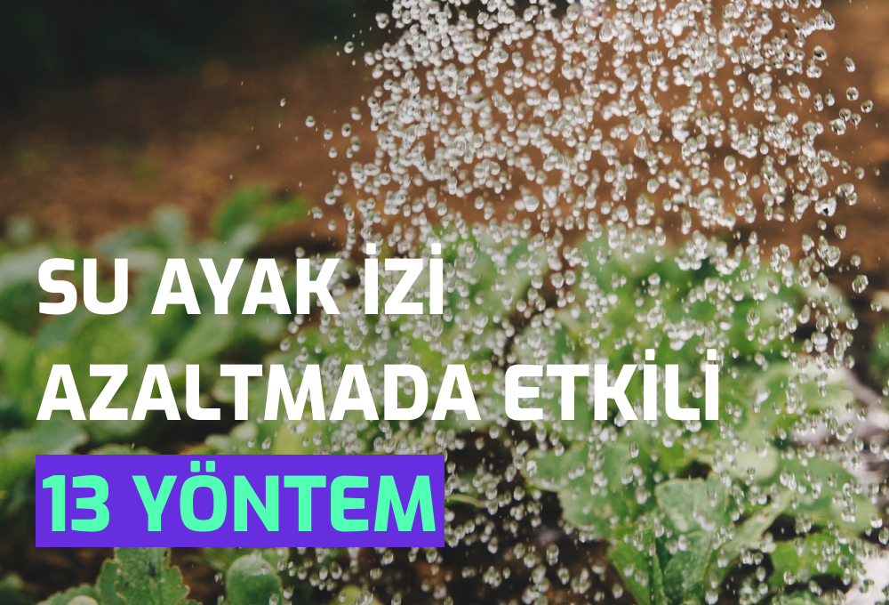 Su Ayak İzini Küçültme Yöntemleri - Daha Az Su, Daha Çok Gelecek!