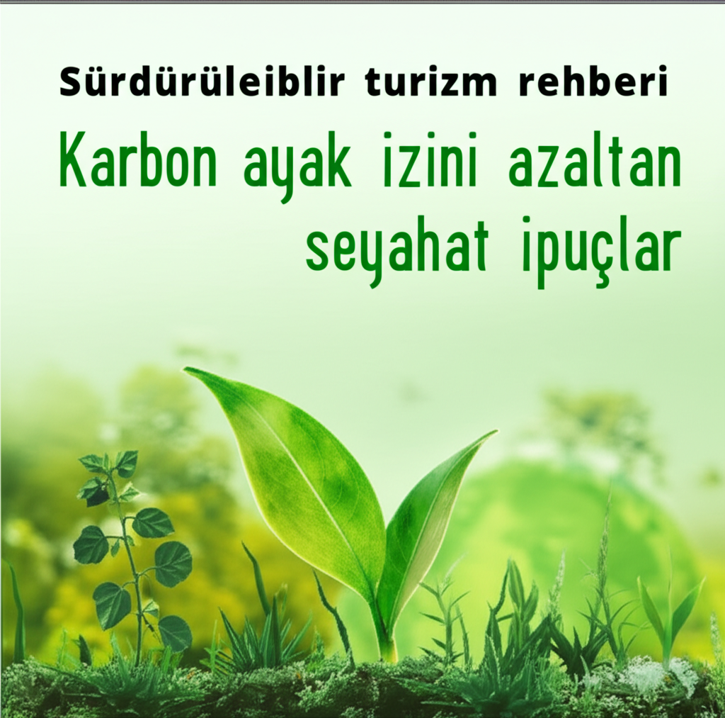 Sürdürülebilir Turizm Rehberi: Karbon Ayak İzinizi Azaltan Seyahat İpuçları