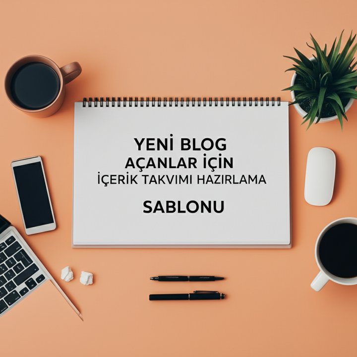 Yeni Blog Açanlar İçin İçerik Takvimi Hazırlama Sablonu