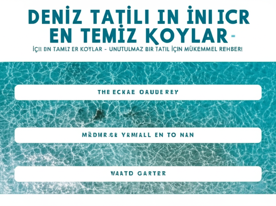 Deniz Tatili İçin En Temiz Koylar Unutulmaz Bir Tatil İçi...: Ege nin Gizli Köşeleri Ege nin Gizli Köşeleri - Deniz Tatili İçin En Temiz Koylar Unutulmaz Bir Tatil İçi...