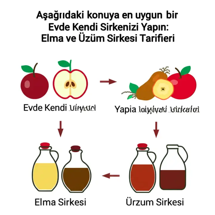 Evde Kendi Sirkenizi Yapın Elma ve Üzüm Sirkesi Tarifleri: Malzemeler Malzemeler - Evde Kendi Sirkenizi Yapın Elma ve Üzüm Sirkesi Tarifleri