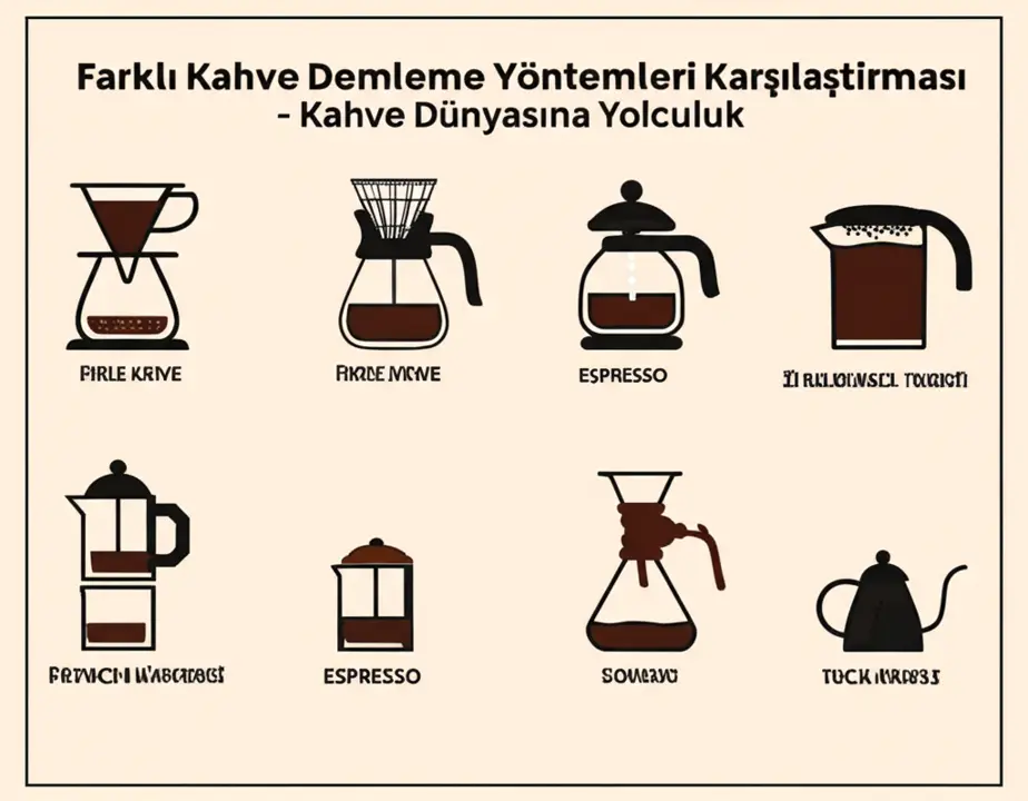 6 Cold Brew Soğuk ve Yumuşak Bir Lezzet - Farklı Kahve Demleme Yöntemleri Karşılaştırması Kahve Dün...