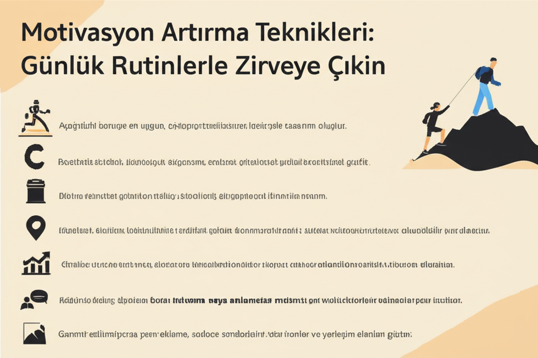 Motivasyon artırma teknikleri ne kadar sürede sonuç verir - Motivasyon Artırma Teknikleri Günlük Rutinlerle Zirveye Ç...