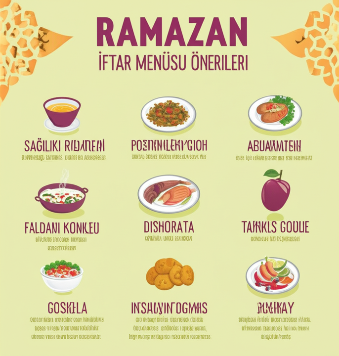 İftar sonrası mide bulantısı nasıl önlenir - Sağlıklı Ramazan İftar Menüsü Önerileri